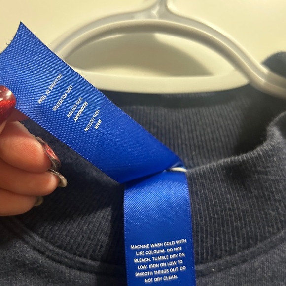 Kit and Ace Grey Pacific Coast Pullover Navy Blue Sweatshirt Size Small - Picture 6 of 12